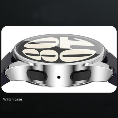 For Samsung Galaxy Watch Ultra 47mm / Ultra 2025 Full Coverage TPU Electroplated Watch Protective Case(Transparent) by bashfashion