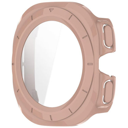 For Samsung Galaxy Watch Ultra 47mm / Ultra 2025 Tempered Film Integrated Waterproof PC Watch Protective Cover(Pink) by bashfashion