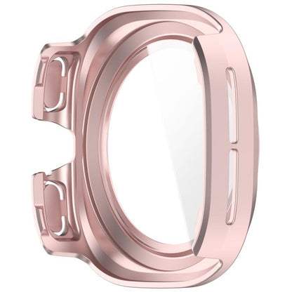 For Samsung Galaxy Watch Ultra 47mm / Ultra 2025 Tempered Film Integrated Waterproof PC Watch Protective Cover(Rose Gold) by bashfashion