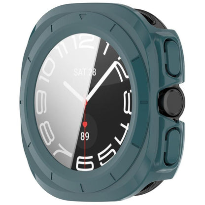 For Samsung Galaxy Watch Ultra 47mm / Ultra 2025 Tempered Film Integrated Waterproof PC Watch Protective Cover(Pine Green) by bashfashion