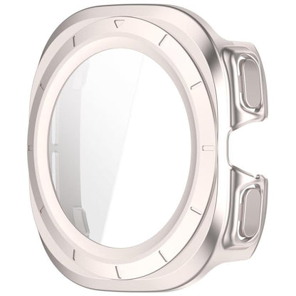 For Samsung Galaxy Watch Ultra 47mm / Ultra 2025 Tempered Film Integrated Waterproof PC Watch Protective Cover(Starlight) by bashfashion