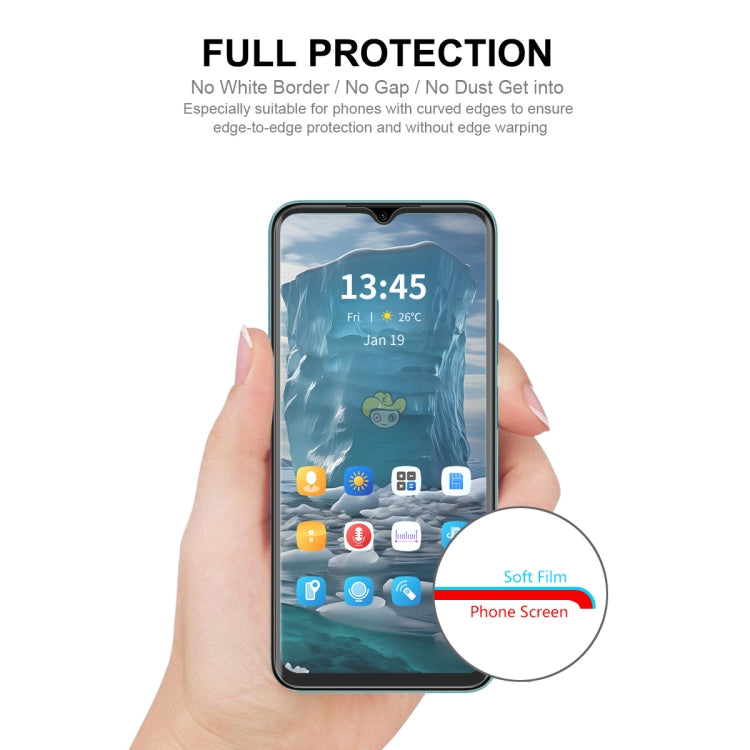 For vivo Y16 ENKAY Hat-Prince Full Glue Coverage Soft Explosion-proof Hydrogel Film by ENKAY