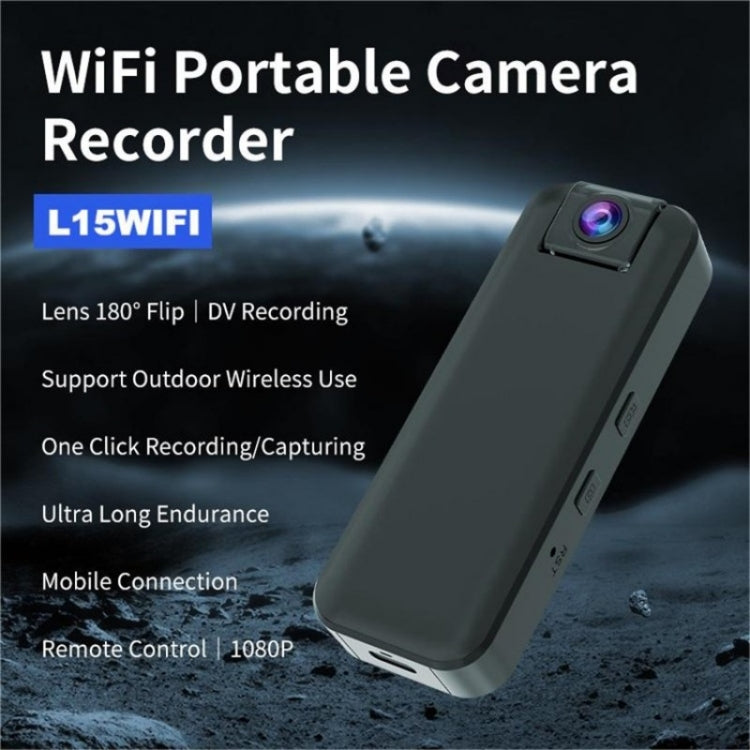 L15WIFI HD Infrared Night Vision Outdoor Sports Video Recording Camera DV Rotatable Lens by bashfashion
