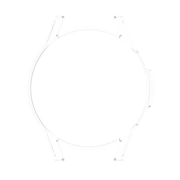 For Samsung Galaxy Watch FE 40mm Half Pack Hollow PC Watch Protective Case(Transparent) by bashfashion