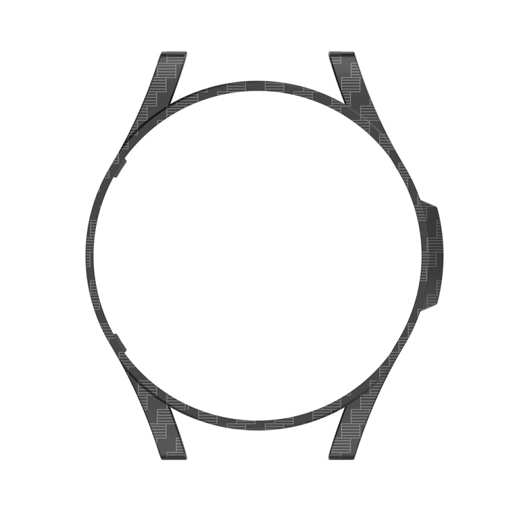 For Samsung Galaxy Watch FE 40mm Half Pack Hollow PC Watch Protective Case(Carbon Fiber) by bashfashion