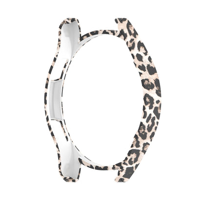For Samsung Galaxy Watch FE 40mm Half Pack Hollow PC Watch Protective Case(Black Hair Leopard) by bashfashion