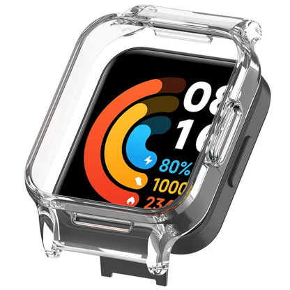 For Redmi Watch 4 Half Pack PC Watch Protective Case(Transparent) by bashfashion