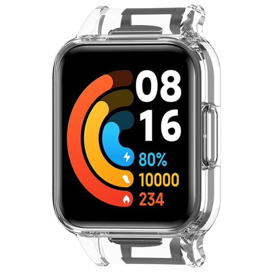 For Redmi Watch 4 Half Pack PC Watch Protective Case(Transparent) by bashfashion