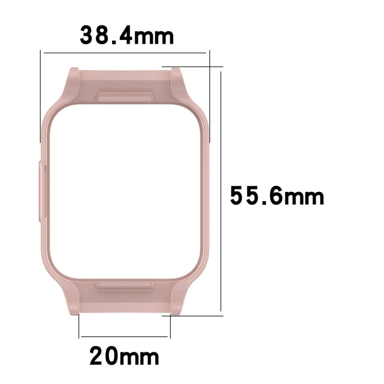 For Redmi Watch 2 Half Pack PC Watch Protective Case(Pink) by bashfashion