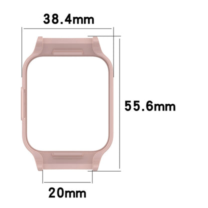For Redmi Watch 3 Half Pack PC Watch Protective Case(Transparent) by bashfashion