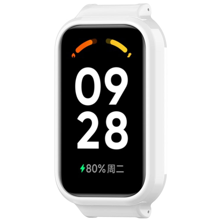 For Redmi Band 2 Half Pack PC Watch Protective Case(White) by bashfashion