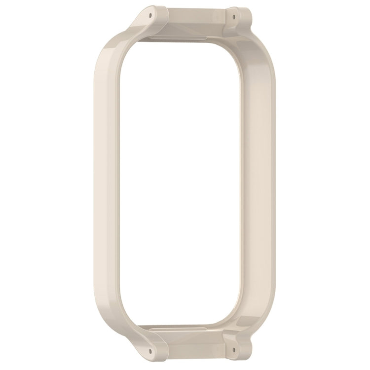 For Redmi Band 2 Half Pack PC Watch Protective Case(Creamy White) by bashfashion