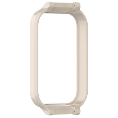 For Redmi Band 2 Half Pack PC Watch Protective Case(Creamy White) by bashfashion