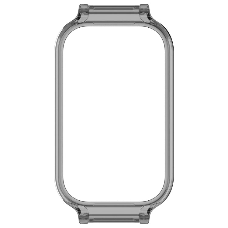 For Redmi Band 2 Half Pack PC Watch Protective Case(Transparent Black) by bashfashion