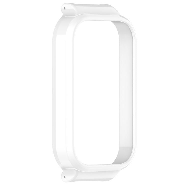 For Xiaomi Smart Band 8 Active Half Pack PC Watch Protective Case(White) by bashfashion