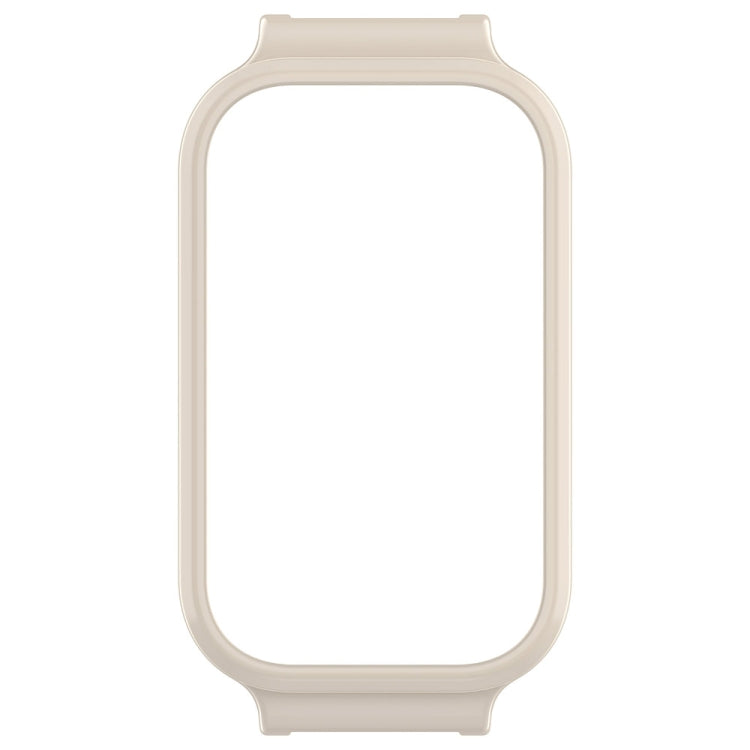 For Xiaomi Smart Band 8 Active Half Pack PC Watch Protective Case(Creamy White) by bashfashion