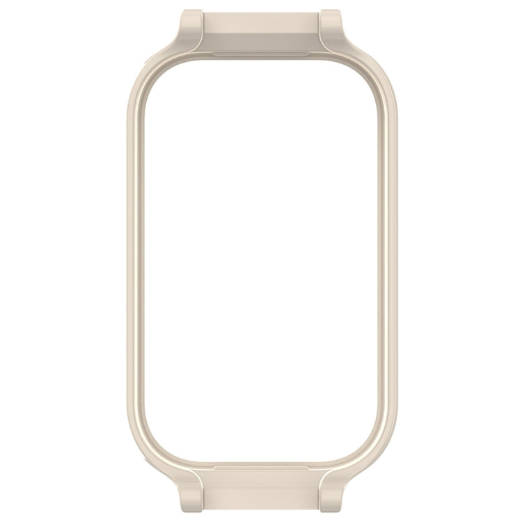 For Xiaomi Smart Band 8 Active Half Pack PC Watch Protective Case(Creamy White) by bashfashion