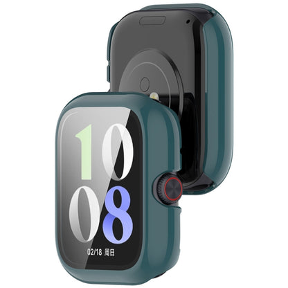 For vivo Watch GT PC + Tempered Glass Film Integrated Watch Protective Case(Pine Green) by bashfashion