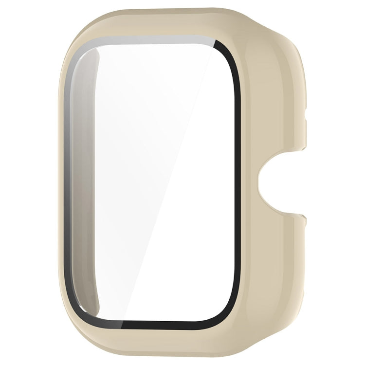 For vivo Watch GT PC + Tempered Glass Film Integrated Watch Protective Case(Ivory White) by bashfashion