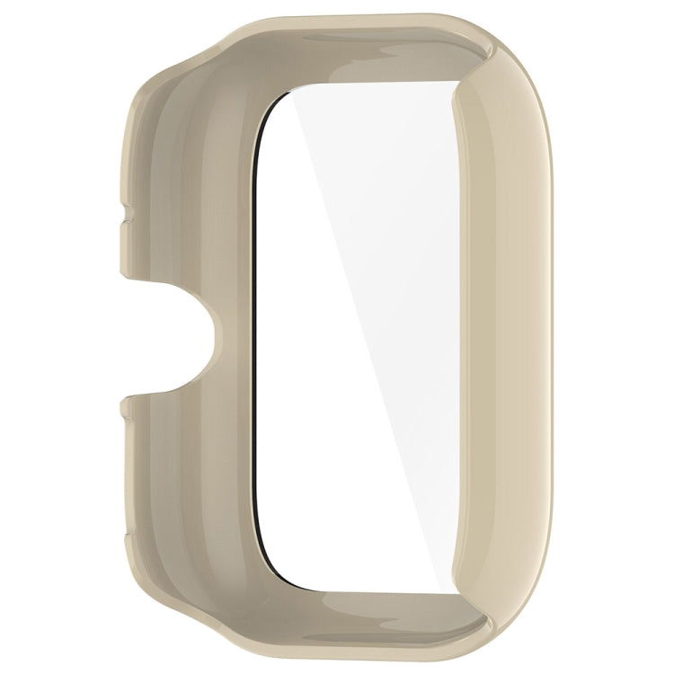 For vivo Watch GT PC + Tempered Glass Film Integrated Watch Protective Case(Ivory White) by bashfashion