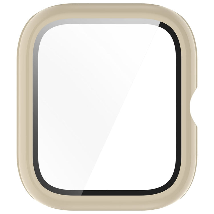 For vivo Watch GT PC + Tempered Glass Film Integrated Watch Protective Case(Ivory White) by bashfashion