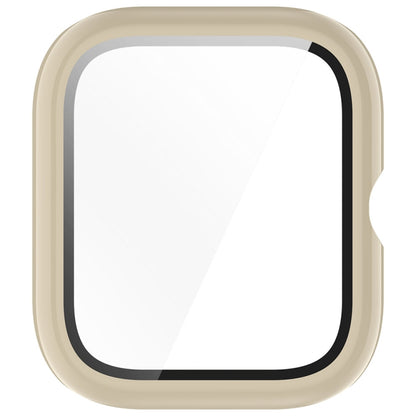 For vivo Watch GT PC + Tempered Glass Film Integrated Watch Protective Case(Ivory White) by bashfashion