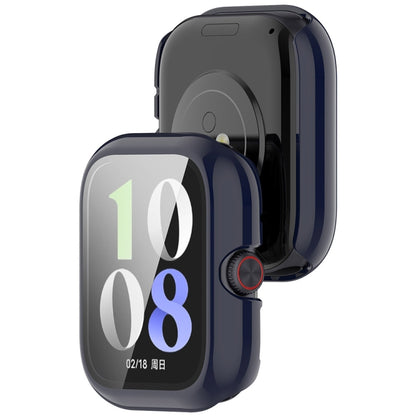 For vivo Watch GT PC + Tempered Glass Film Integrated Watch Protective Case(Ink Blue) by bashfashion