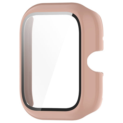 For vivo Watch GT PC + Tempered Glass Film Integrated Watch Protective Case(Pink) by bashfashion