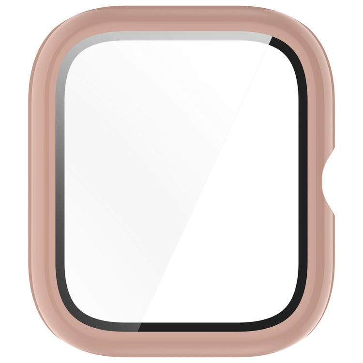 For vivo Watch GT PC + Tempered Glass Film Integrated Watch Protective Case(Pink) by bashfashion