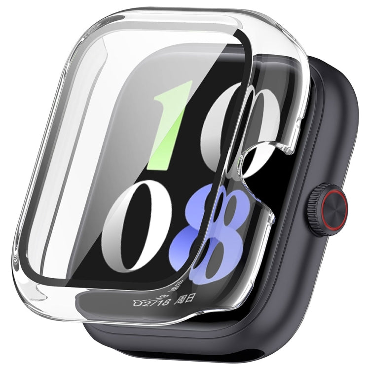 For vivo Watch GT PC + Tempered Glass Film Integrated Watch Protective Case(Transparent White) by bashfashion