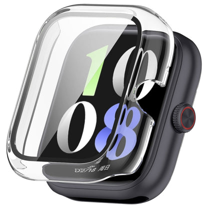 For vivo Watch GT PC + Tempered Glass Film Integrated Watch Protective Case(Transparent White) by bashfashion