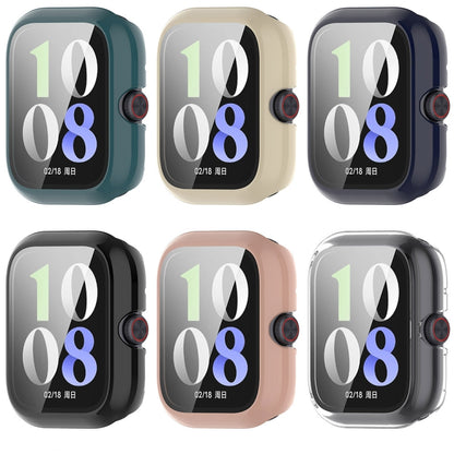 For vivo Watch GT PC + Tempered Glass Film Integrated Watch Protective Case(Pine Green) by bashfashion