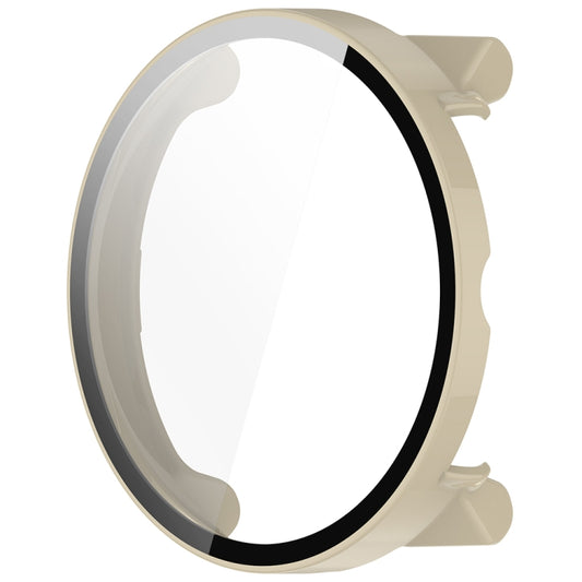 For Suunto Race PC + Tempered Glass Film Integrated Watch Protective Case(Ivory White) by bashfashion