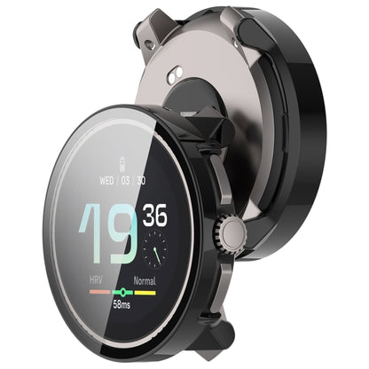 For Suunto Race PC + Tempered Glass Film Integrated Watch Protective Case(Black) by bashfashion