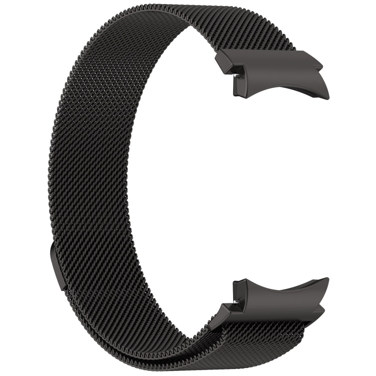 For Samsung Galaxy Watch 7 40 / 44mm Milan Magnetic Quick Release Stainless Steel Watch Band(Black) by bashfashion