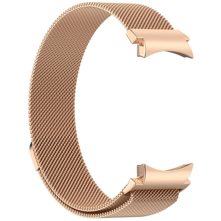 For Samsung Galaxy Watch 7 40 / 44mm Milan Magnetic Quick Release Stainless Steel Watch Band(Rose Gold) by bashfashion