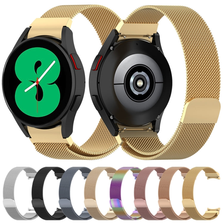 For Samsung Galaxy Watch Ultra 47mm / Ultra 2025 Milan Magnetic Stainless Steel Watch Band(Pink) by bashfashion