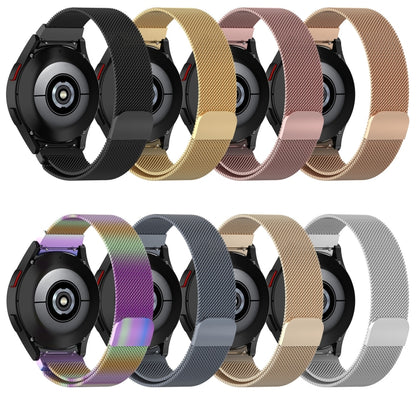 For Samsung Galaxy Watch Ultra 47mm / Ultra 2025 Milan Magnetic Stainless Steel Watch Band(Black) by bashfashion