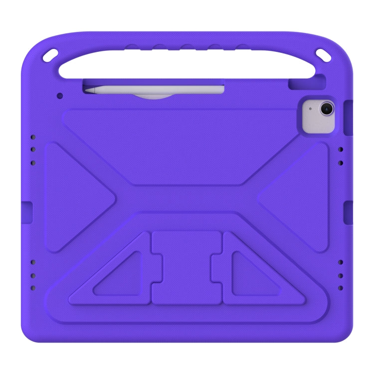 For iPad Air 13 2025 / 2024 Handle EVA Shockproof Tablet Case with Holder(Purple) by bashfashion
