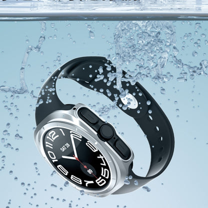 For Samsung Galaxy Watch Ultra 47mm / Ultra 2025 Hollowed PC Watch Protective Case(Transparent) by bashfashion