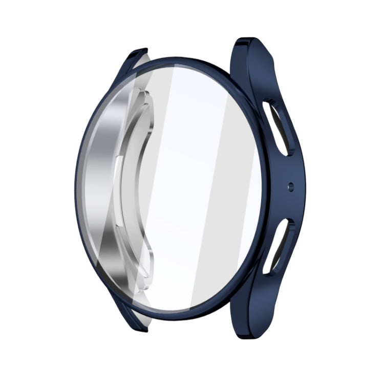 For Samsun Galaxy Watch 7 40mm Full Coverage TPU Electroplated Watch Protective Case(Midnight Blue) by bashfashion