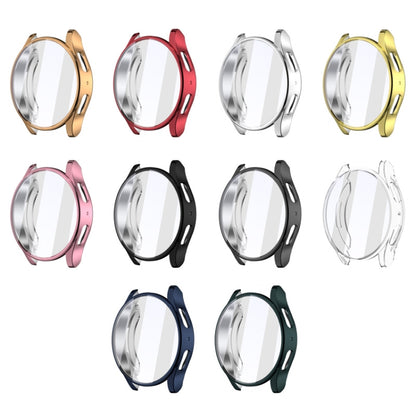 For Samsun Galaxy Watch 7 44mm Full Coverage TPU Electroplated Watch Protective Case(Transparent.) by bashfashion