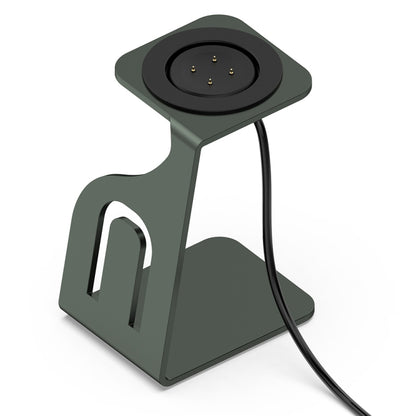 For Fitbit Ace LTE Aluminum Alloy Watch Charging Stand with Charger(Gray) by bashfashion