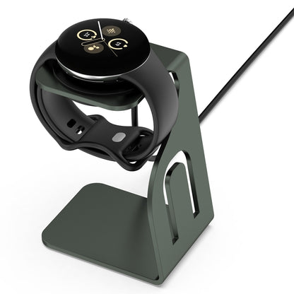 For Fitbit Ace LTE Aluminum Alloy Watch Charging Stand with Charger(Gray) by bashfashion