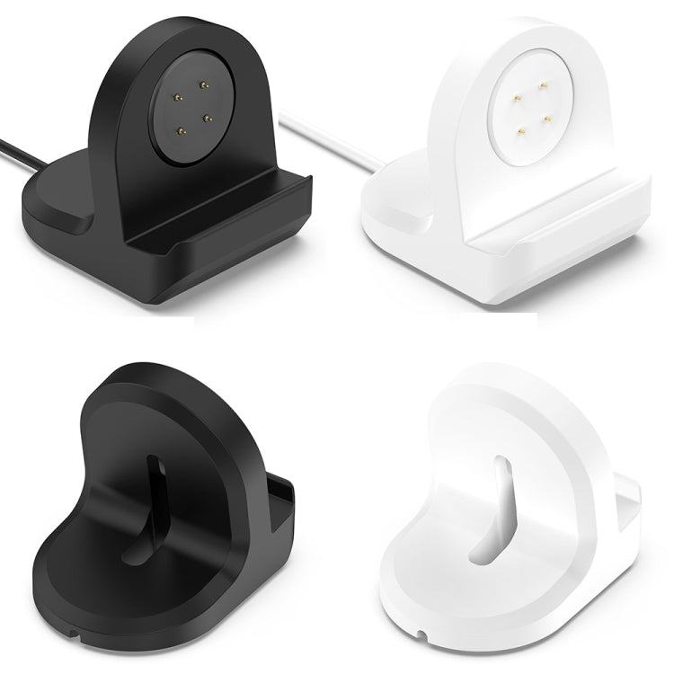 For Fitbit Ace LTE Smart Watch Silicone Charging Bracket with Charger(Black) by bashfashion