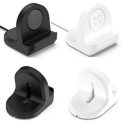 For Fitbit Ace LTE Smart Watch Silicone Charging Bracket with Charger(Black) by bashfashion