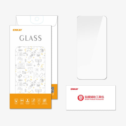 For OnePlus 9RT 5G ENKAY 9H Big Arc Edge High Aluminum-silicon Tempered Glass Film by ENKAY