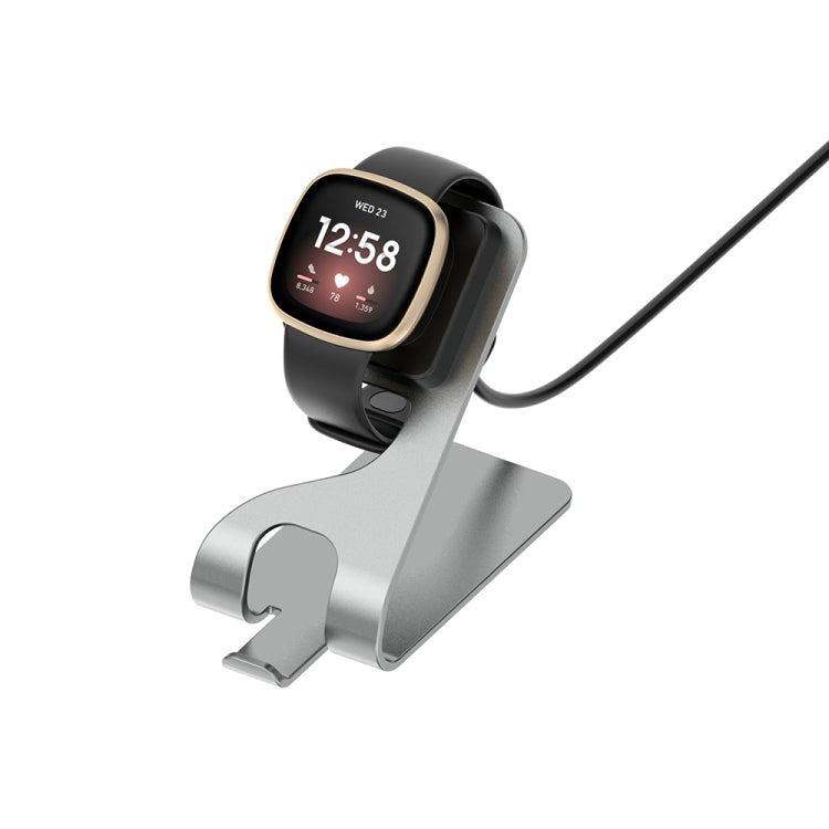 For Fitbit Ace LTE Aluminum Alloy Metal Bracket Watch Charger, Length: 1.5m(Gray) by bashfashion