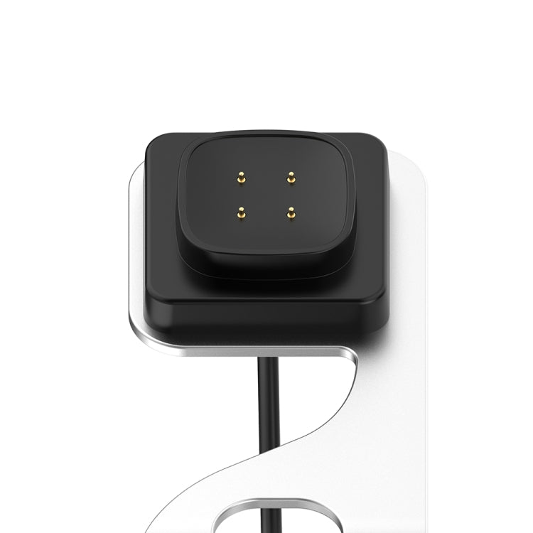 For Fitbit Ace LTE Aluminum Alloy Metal Bracket Watch Charger, Length: 1.5m(Silver) by bashfashion