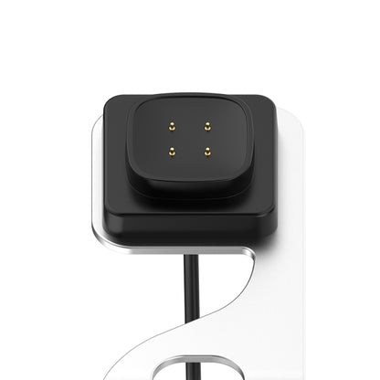 For Fitbit Ace LTE Aluminum Alloy Metal Bracket Watch Charger, Length: 1.5m(Silver) by bashfashion